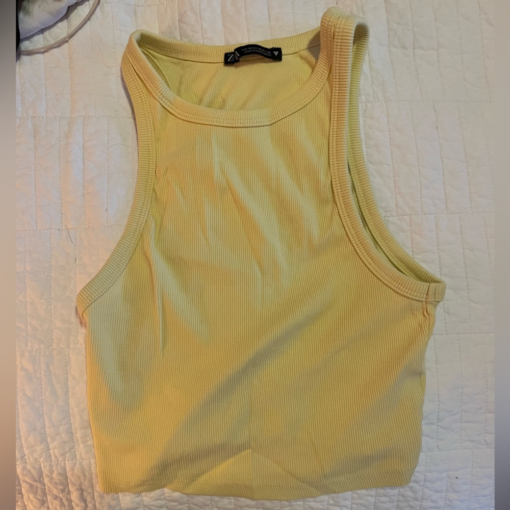 Yellow Zara Tank